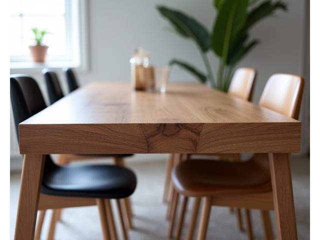 수제 원목 다이닝 테이블
