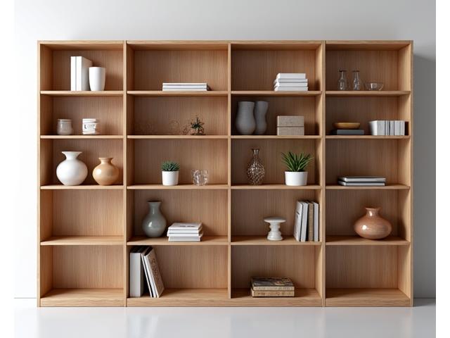 모듈형 원목 책장